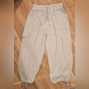 SO brand Juniors Tan Lounge Pants